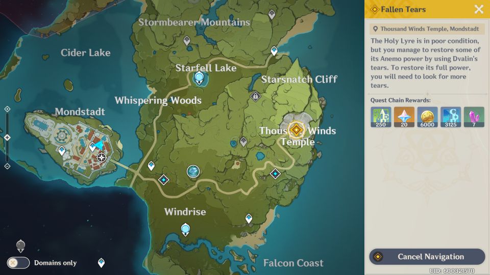 genshin impact - fallen tears guide