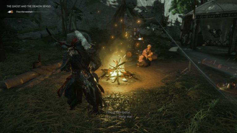 ghost of tsushima - the ghost and the demon sensei
