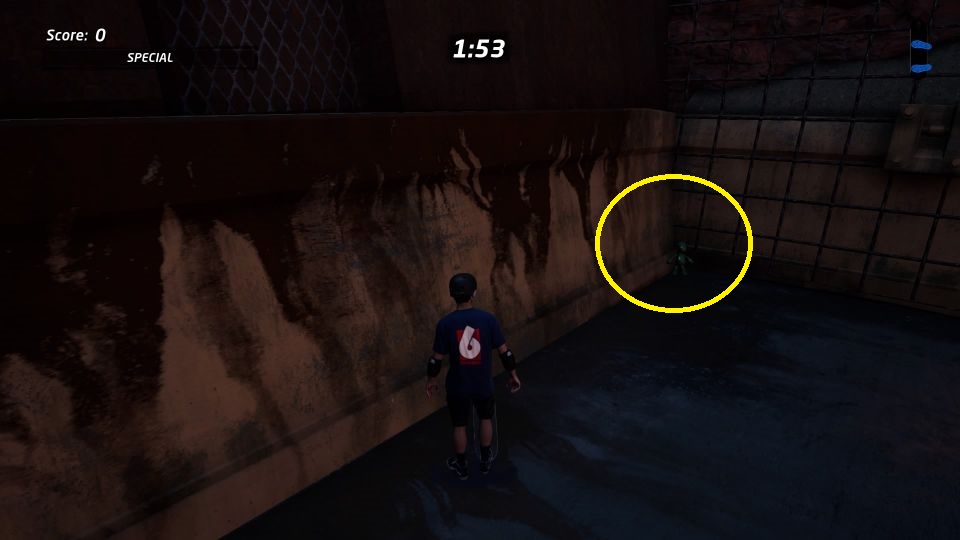 location of alien - tony hawk's pro skater 1 + 2 - alien plushie