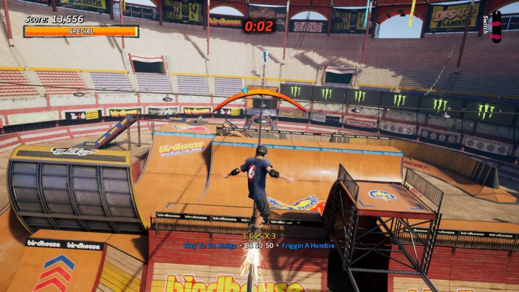 thps 1 + 2 - the bullring location of stat points