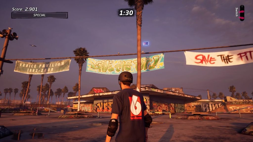 thps 1 + 2 - venice beach location of vb transfer