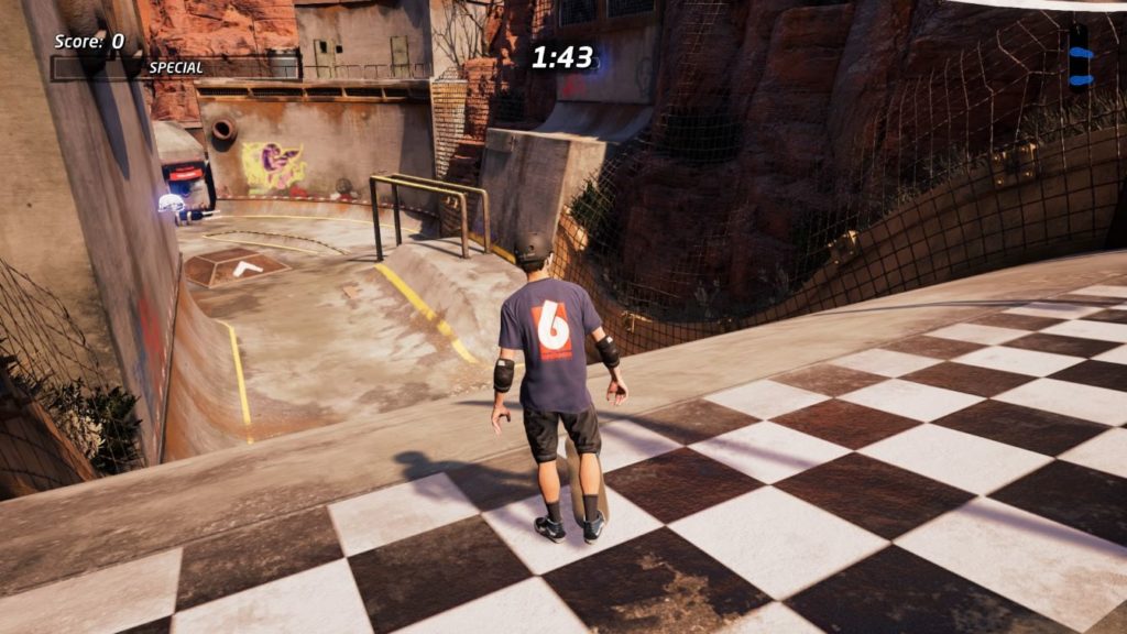 tony hawk pro skater 1 + 2 - downhill jam hard hat location