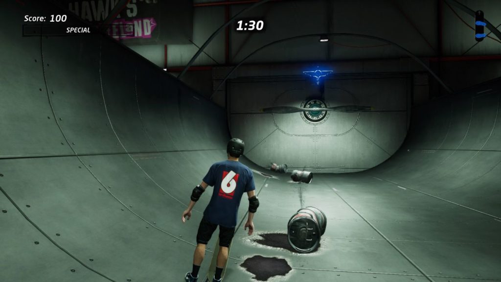 tony hawk pro skater 1 + 2 - hangar how to reach v symbol