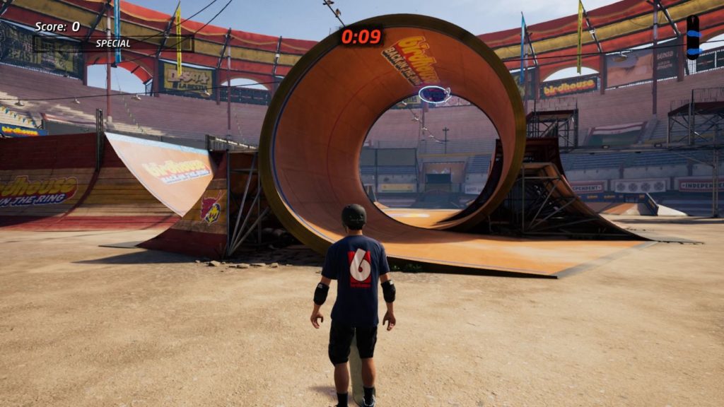 tony hawk's pro skater 1 + 2 - the bullring how to get all stat points