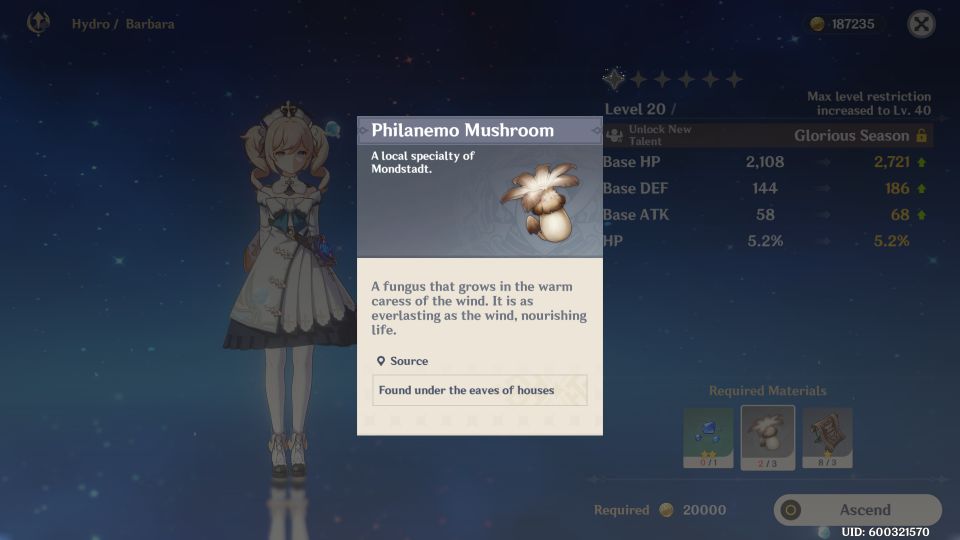 genshin impact - philanemo mushroom location