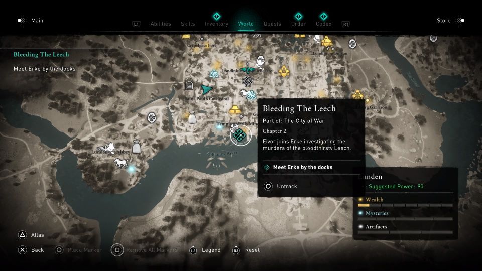 ac valhalla - bleeding the leech guide