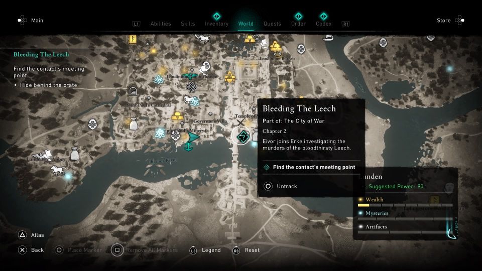 ac valhalla - bleeding the leech walkthrough
