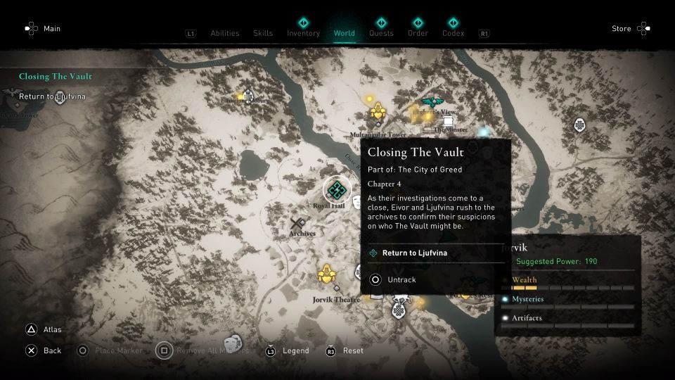 ac valhalla - closing the vault guide