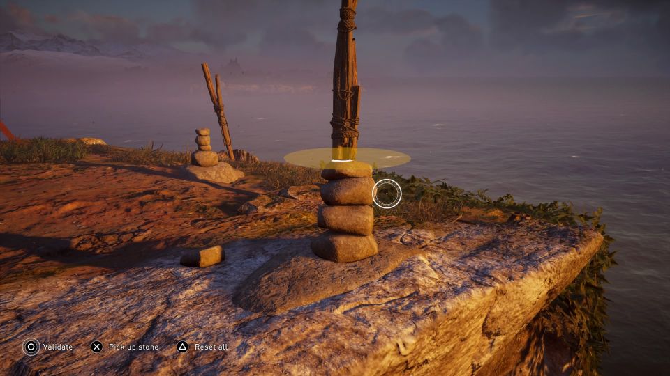 ac valhalla - east cape peak cairn stack stones