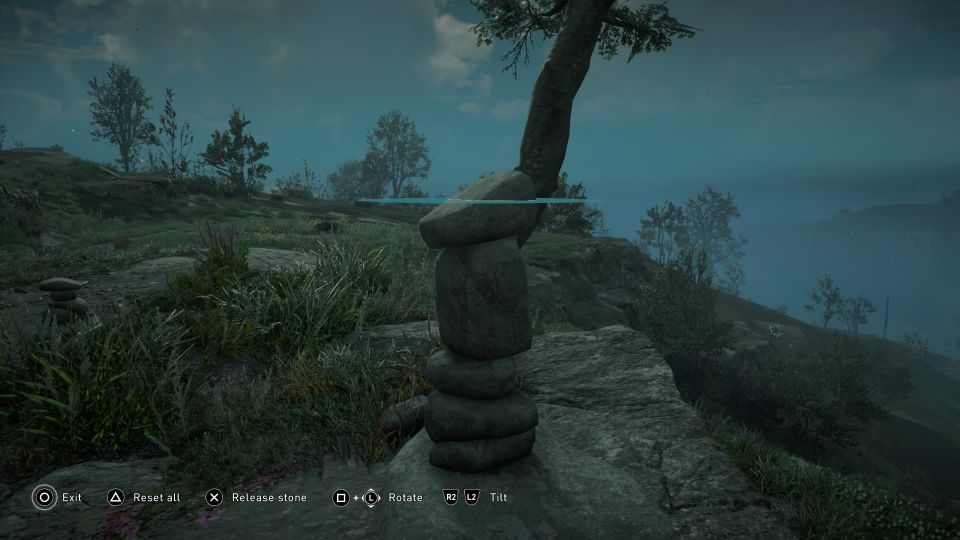 ac valhalla - high rocks cairn how to stack