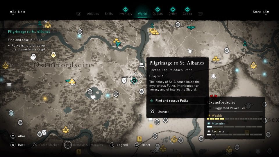 ac valhalla - pilgrimage to st albanes walkthrough