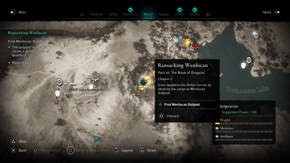 ac valhalla - ransacking wenlocan guide