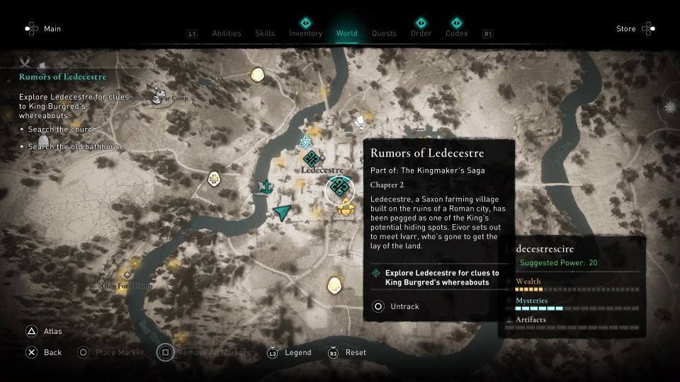 ac valhalla - rumors of ledecestre quest guide