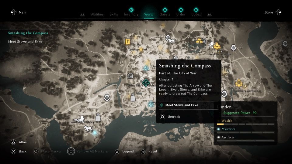 ac valhalla - smashing the compass guide