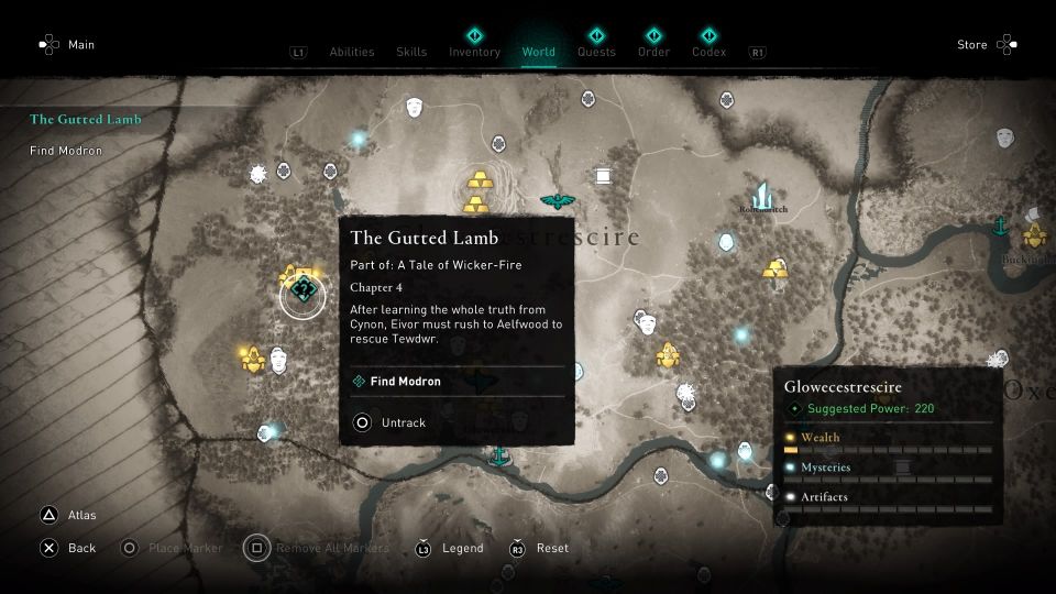 ac valhalla the gutted lamb guide