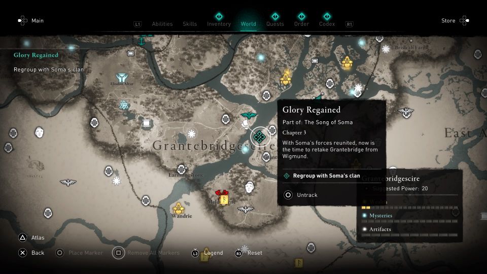 assassins creed valhalla - glory regained quest