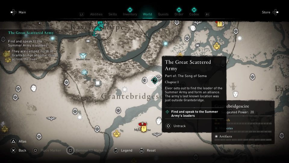 assassins creed valhalla - the great scattered army guide