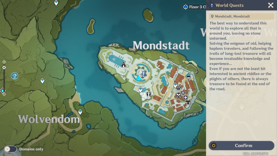 genshin impact - mondstadt and its archon