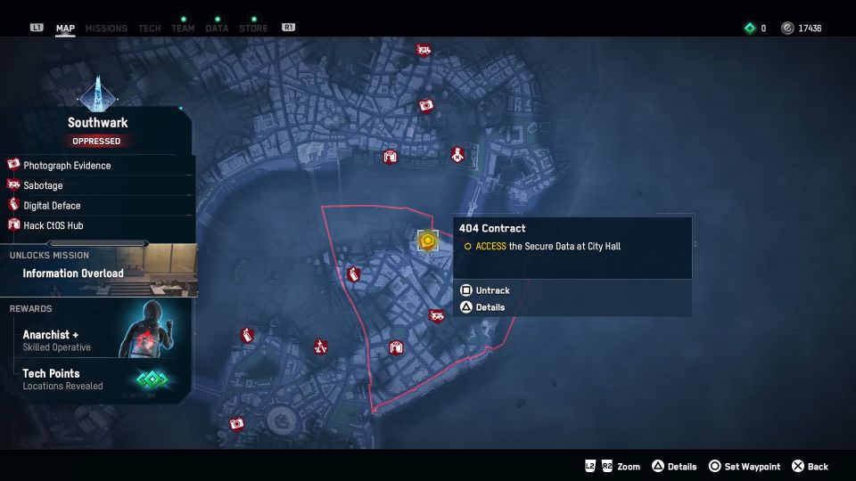 watch dogs legion - 404 contract walkthrough