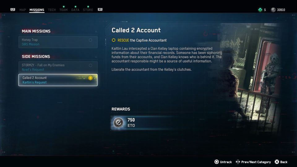 watch dogs legion - called 2 account