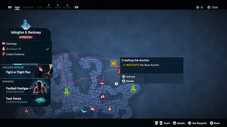 watch dogs legion - crashing the auction mission guide