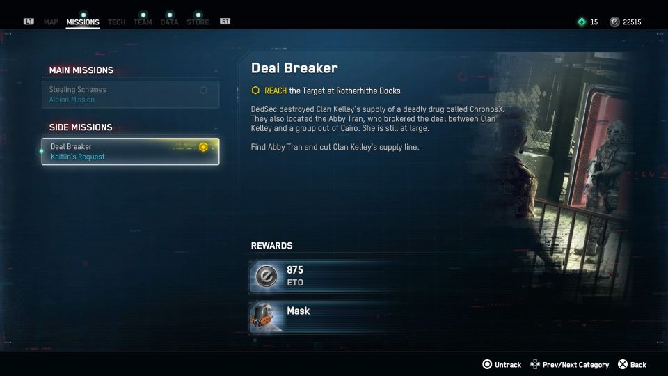 watch dogs legion - deal breaker