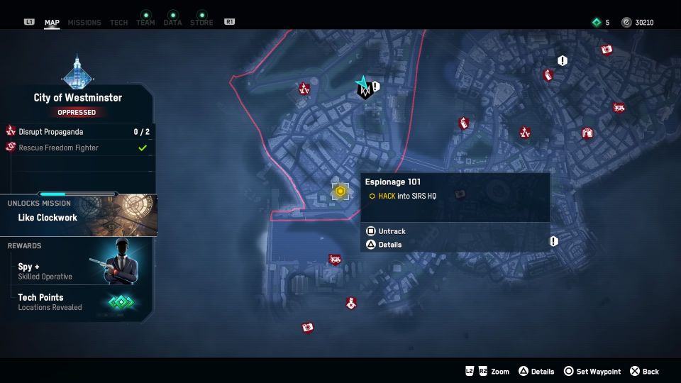 watch dogs legion - espionage 101 mission