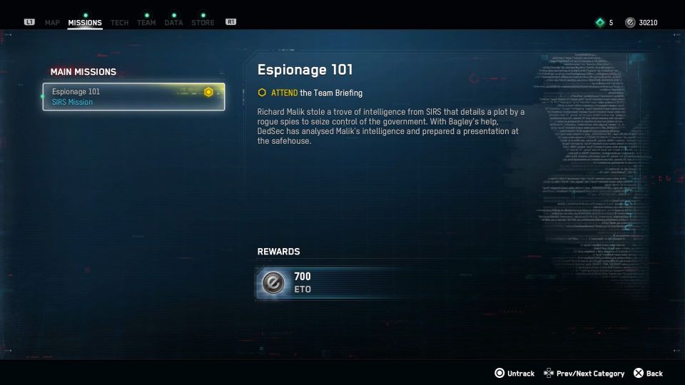 watch dogs legion - espionage 101