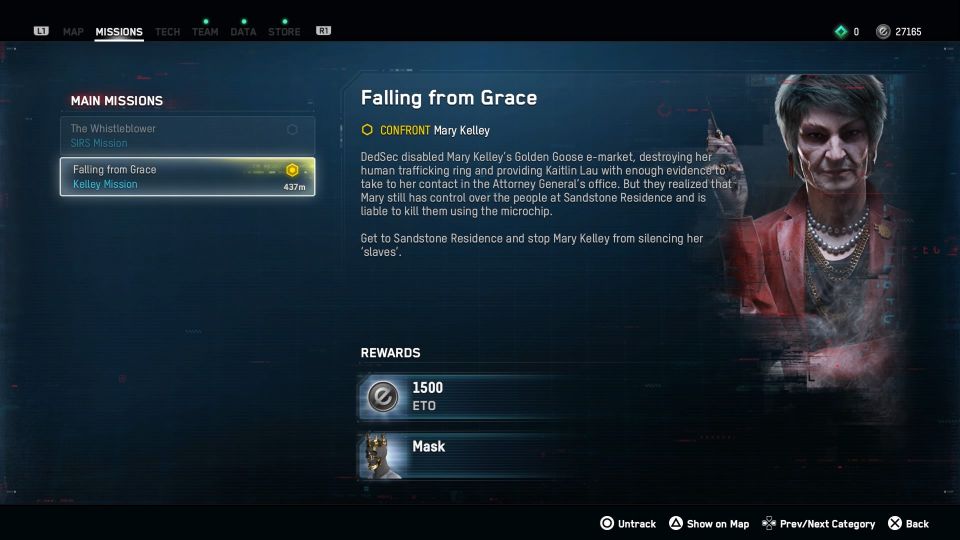 watch dogs legion - falling from grace