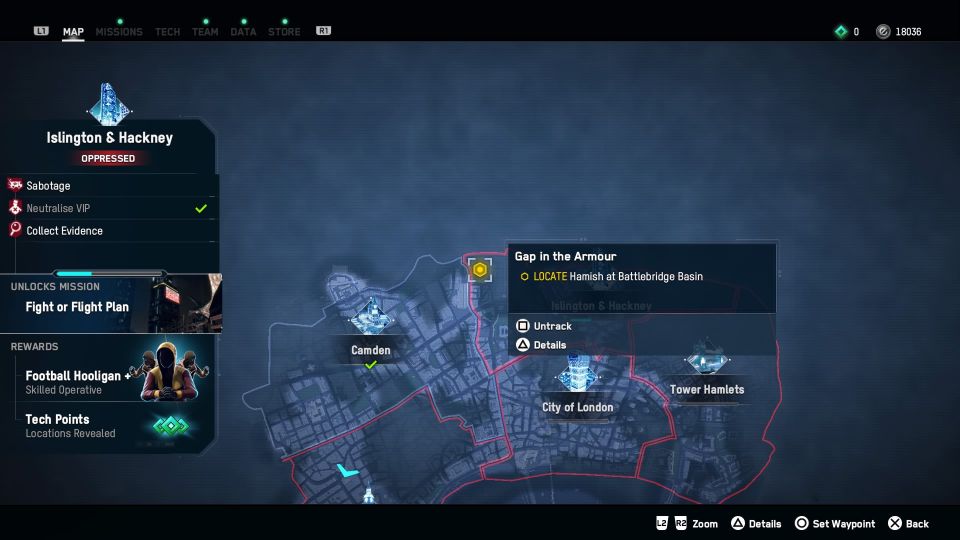 watch dogs legion - gap in the armour mission guide