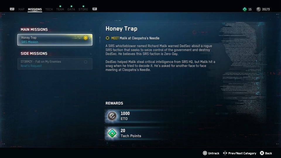 watch dogs legion - honey trap