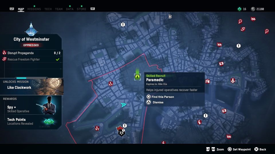 watch dogs legion - paramedic