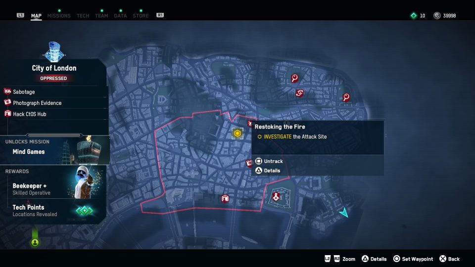 watch dogs legion - restoking the fire walkthrough