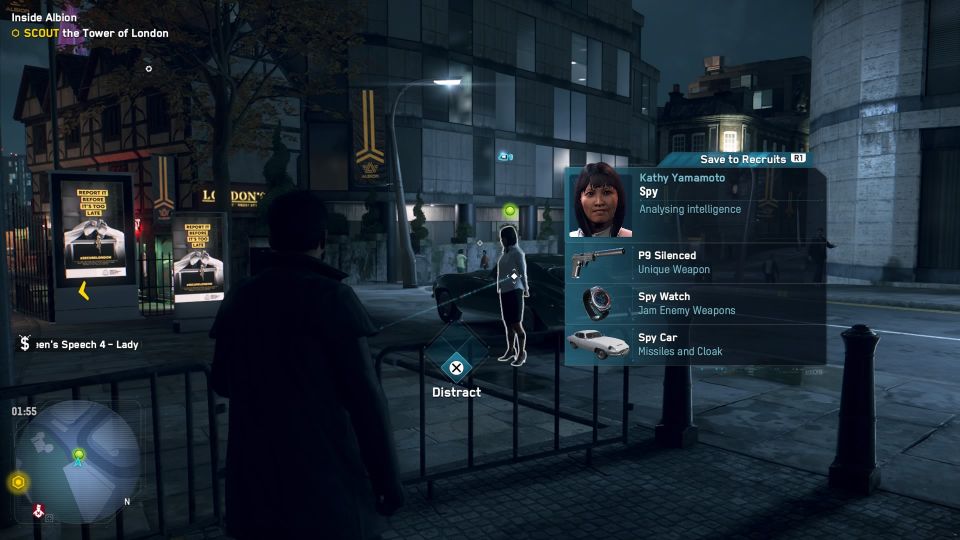 watch dogs legion - spy