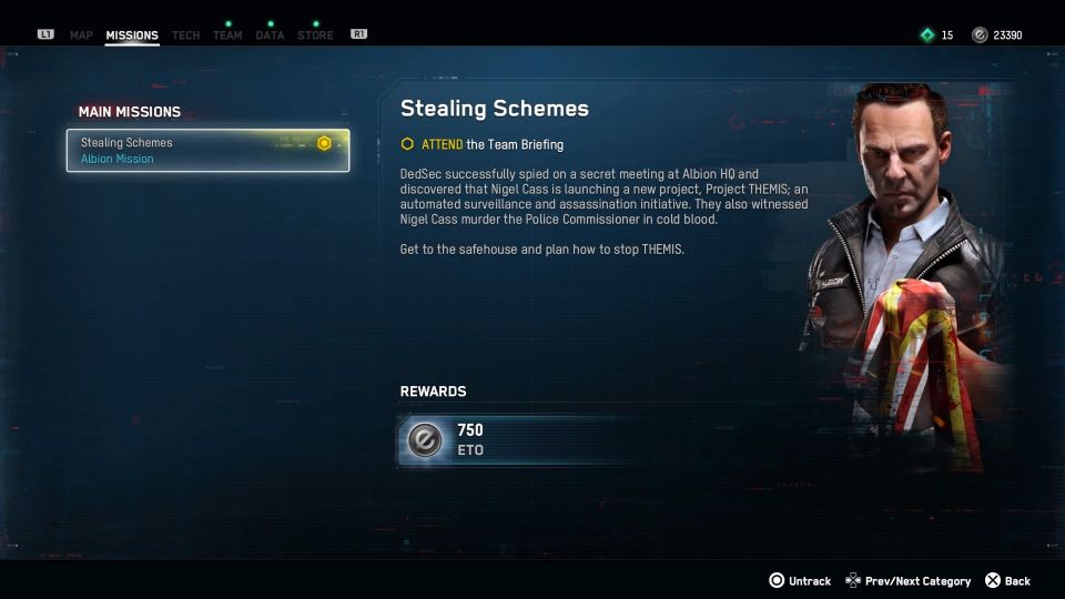 watch dogs legion - stealing schemes