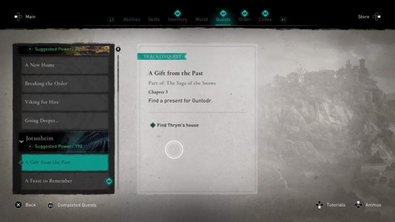 AC Valhalla: A Gift From The Past (Quest Walkthrough)