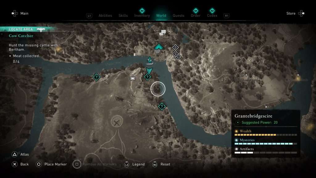 ac valhalla - cow catcher walkthrough