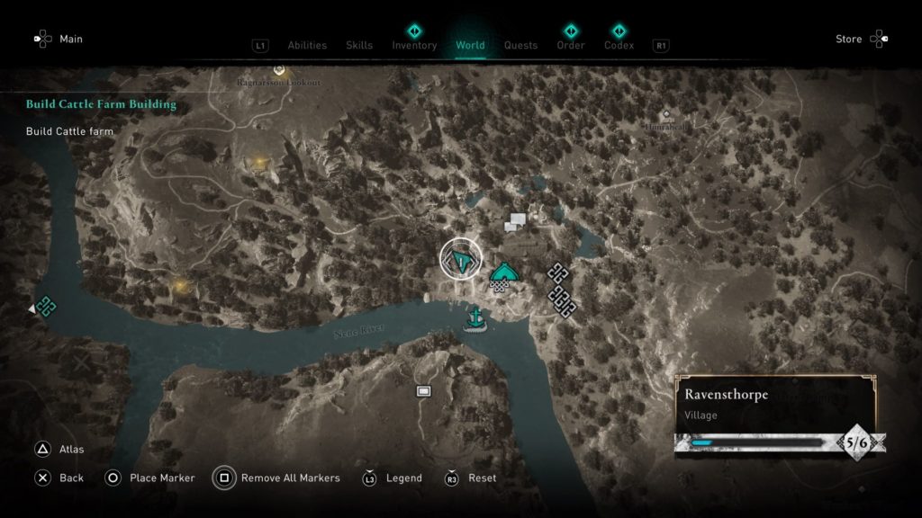 ac valhalla - how to build cattle farm guide