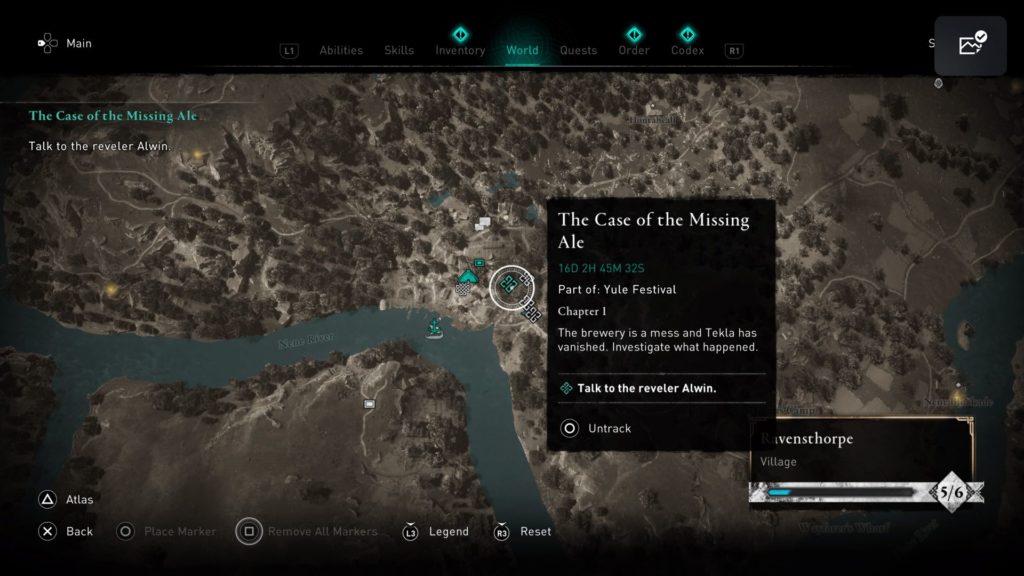 ac valhalla - the case of the missing ale guide