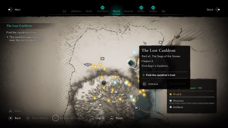 ac valhalla the lost cauldron guide