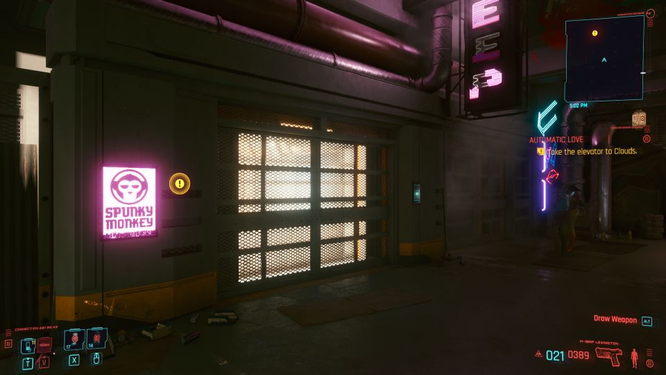 cyberpunk 2077 - automatic love vip access card