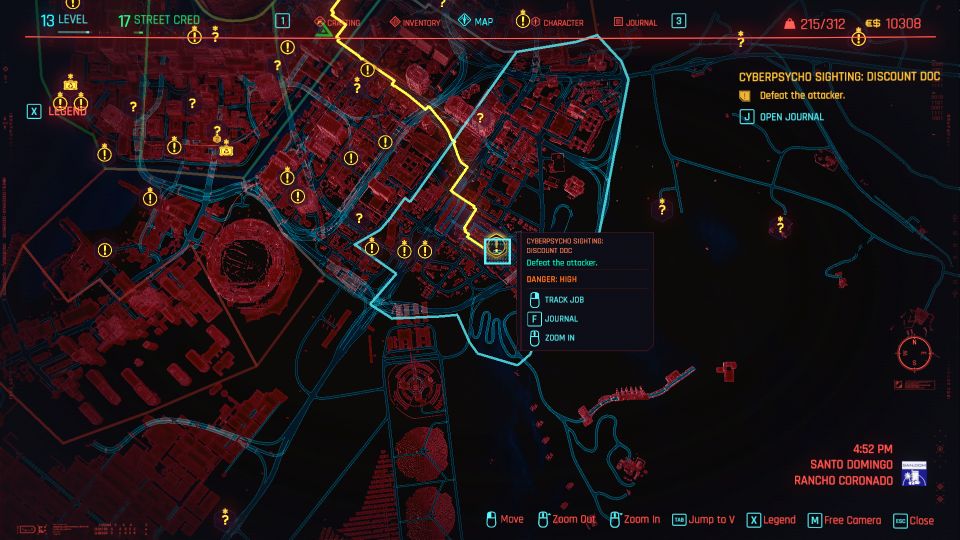 cyberpunk 2077 - discount doc (cyberpsycho sighting) location