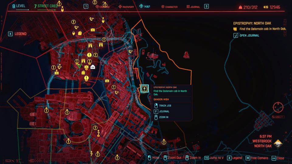 cyberpunk 2077 - epistrophy north oak guide