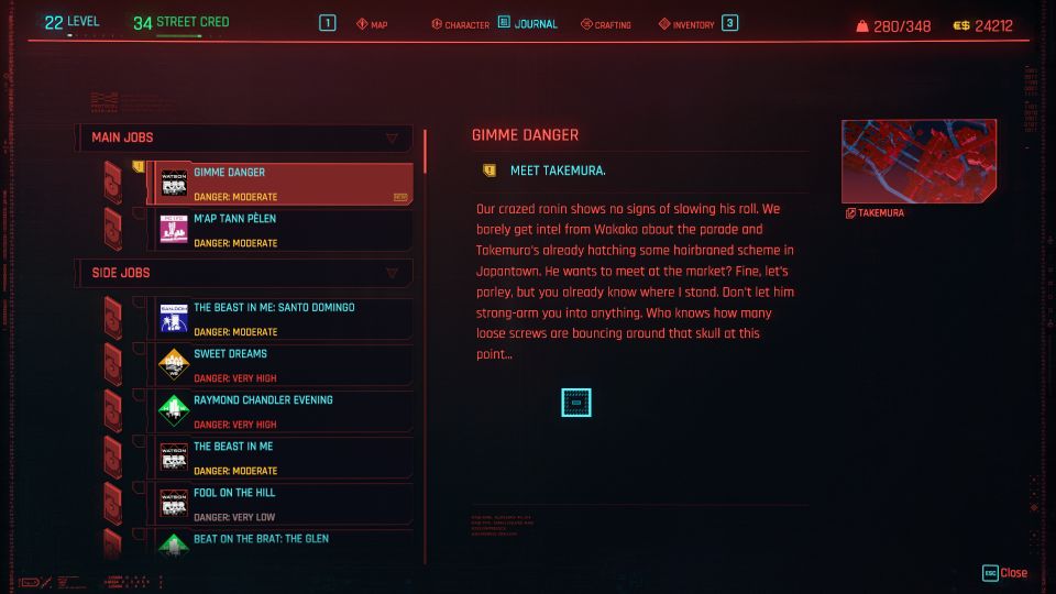 cyberpunk 2077 - gimme danger guide