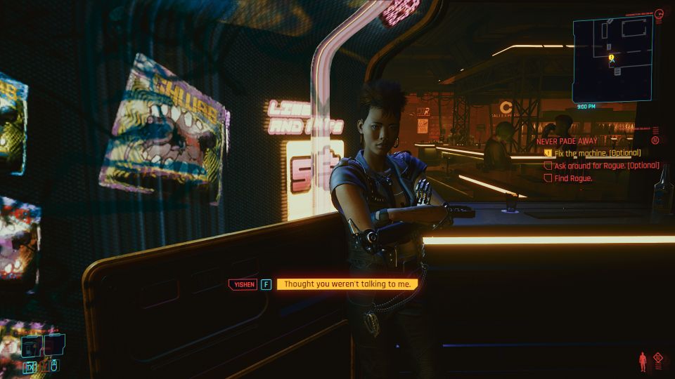 cyberpunk 2077 - never fade away tips