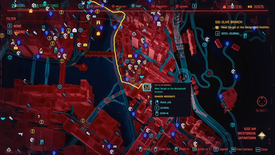 cyberpunk 2077 - olive branch guide