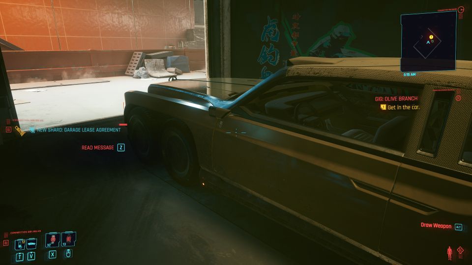 cyberpunk 2077 - olive branch walkthrough