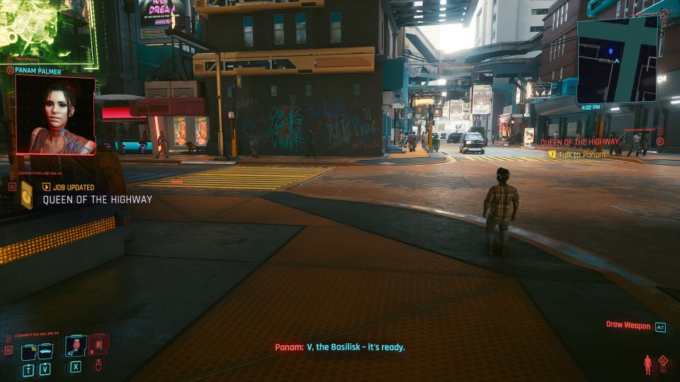 cyberpunk 2077 - queen on the highway guide