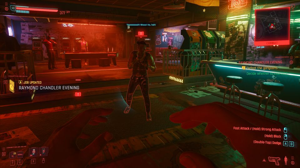 cyberpunk 2077 - raymond chandler evening walkthrough