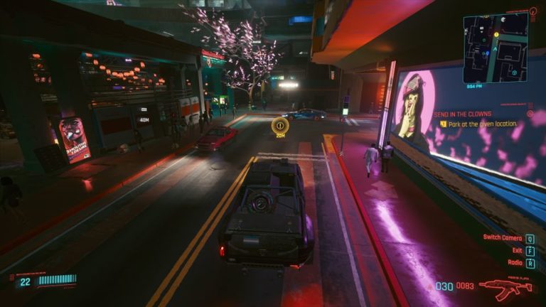 cyberpunk 2077 - send in the clowns mission